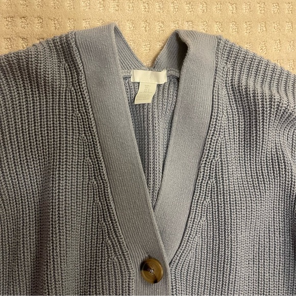 H&M Women's Light Blue Oversized Cardigan Sweater - Picture 8 of 15